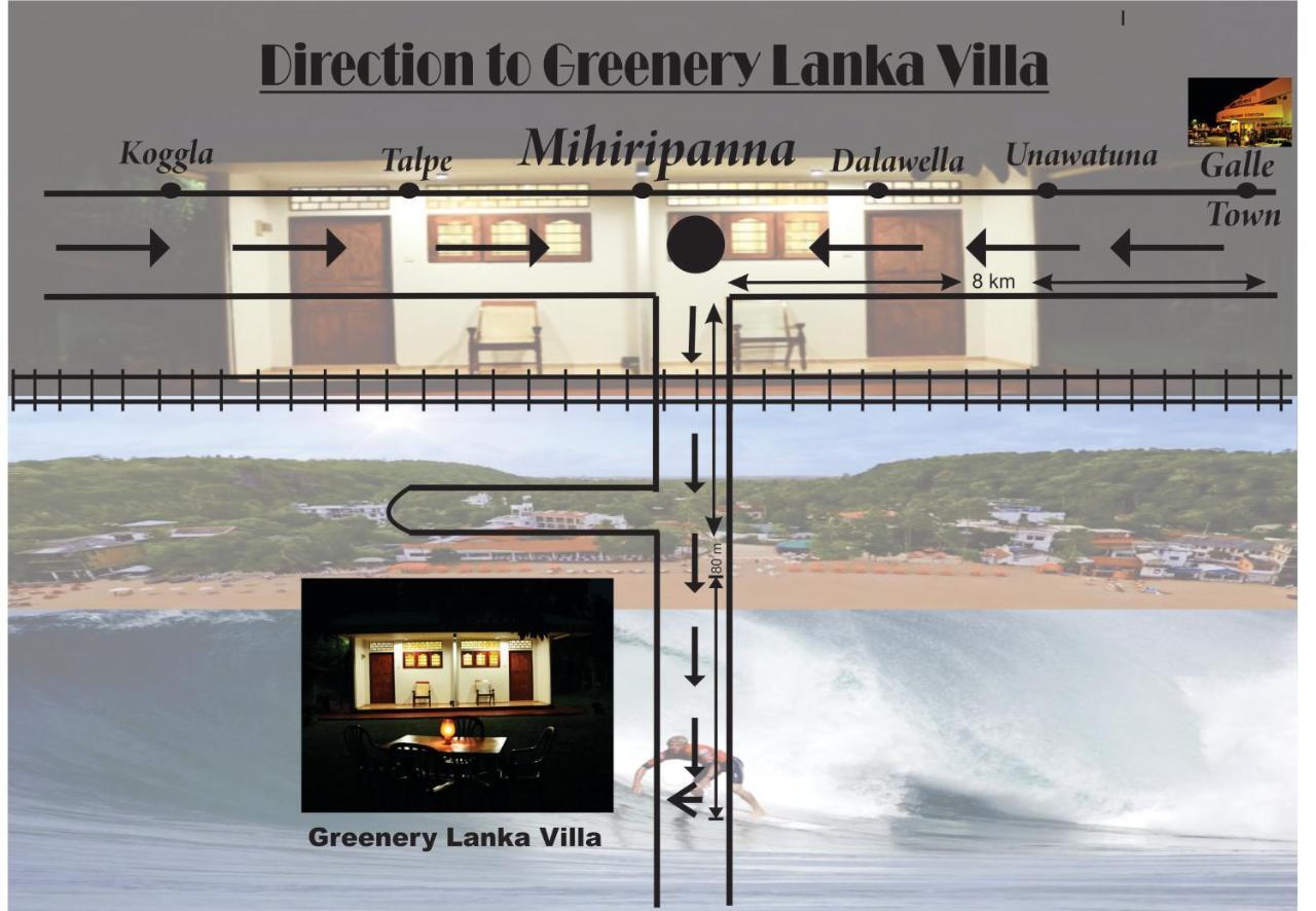 אונה ואטונה Greenery Lanka Villa מראה חיצוני תמונה